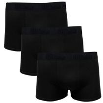 Kit 3 Cuecas Masculinas Boxer Cotton Basic Wilson Preto