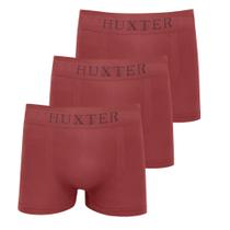 Kit 3 Cuecas Masculinas Boxer Microfibra Huxter Vinho Kit 3 Cuecas Masculinas Boxer Microfibra Huxter Vinho