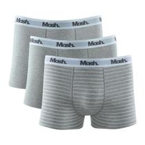 Kit 3 Cuecas Mash Boxer Cotton Listras Kit 3 Cuecas Mash Boxer Cotton Listras