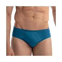 Kit 3 Cuecas Mash Slip Masculina 010.20 Azul/Azul/Azul