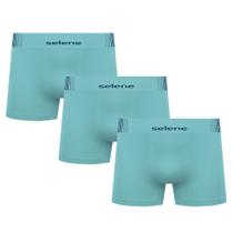 Kit 3 Cuecas Microfibra Boxer Box Modelo Sem Costura Infantil Menino