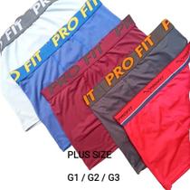 Kit 3 cuecas - plus size