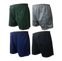 Kit 3 cuecas plus size samba-canção malha 100% algodão extra grande