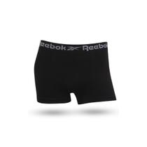 Kit 3 cuecas reebok boxer microfibra lisa sort. wb23266