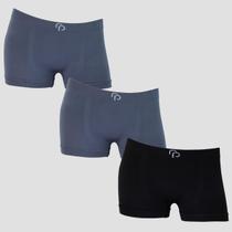 Kit 3 Cuecas RP Lisa Infantil Masculina Sem Costura