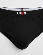 Kit 3 Cuecas Slip Algodao Adulto Lipys - Ref310 Tamanho:GCor:PretoGenero:Masculino Kit 3 Cuecas Slip Algodao Adulto Lipys - Ref310 Tamanho:GCor:PretoGenero:Masculino