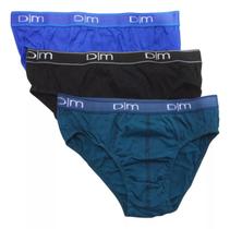 kit 3 Cuecas Slip Algodao Elastico Aparente Dom Marco 6065
