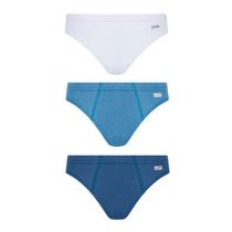 Kit 3 Cuecas Slip Algodão Infantil Menino Lupo Kit 3 Cuecas Slip Algodão Infantil Menino Lupo