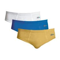 Kit 3 Cuecas Slip Infantil Zorba 993 Clássica 100% Algodão Kit 3 Cuecas Slip Infantil Zorba 993 Clássica 100% Algodão