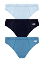 Kit 3 Cuecas Slip Lupo Infantil Em Algodão Kit 3 Cuecas Slip Lupo Infantil Em Algodão