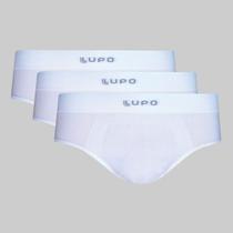 Kit 3 Cuecas Slip Lupo Micromodal sem costura 00681-001