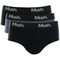 Kit 3 Cuecas Slip Mash Cotton com Elastano 113.06 Kit 3 Cuecas Slip Mash Cotton com Elastano 113.06