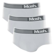 Kit 3 Cuecas Slip Mash Microfibra Sem Costura 713.02