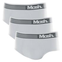 Kit 3 Cuecas Slip Mash Microfibra Sem Costura 713.02