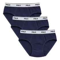 Kit 3 Cuecas Slip Polo Star Cotton 100 Algodão Penteado Masculina Adulto Tradicional Kit 3 Cuecas Slip Polo Star Cotton 100 Algodão Penteado Masculina Adulto Tradicional
