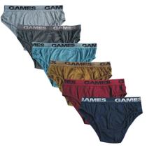 Kit 3 Cuecas Slip Puro Algodão Ótima Qualidade ADULTO