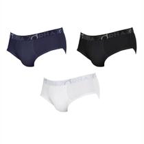 Kit 3 Cuecas Slip Zorba - Coleção Stylo 643K Algodão Kit 3 Cuecas Slip Zorba - Coleção Stylo 643K Algodão