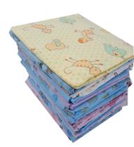 KIT 3 CUEIRO MANTA FLANELADO 80x60cm ACONCHEGO BEBE INFANTIL BARATINHO PREÇO ATACADO