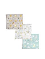 Kit 3 Cueiros Bebê Flanelado Estampado 100% Algodão Berçinho 50cm X 80cm Cor:Neutro Kit 3 Cueiros Bebê Flanelado Estampado 100% Algodão Berçinho 50cm X 80cm Cor:Neutro