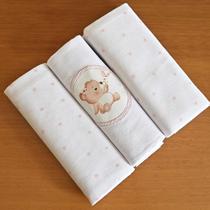 Kit 3 Cueiros Flanelados 50 cm x 80 cm Bublim Sonhos Kit 3 Cueiros Flanelados 50 cm x 80 cm Bublim Sonhos