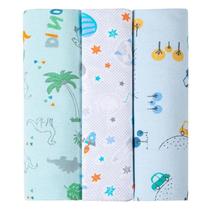 Kit 3 Cueiros Manta Flanelado Dois Lados Bebê Menino Menina Papi Karinho Kit 3 Cueiros Manta Flanelado Dois Lados Bebê Menino Menina Papi Karinho