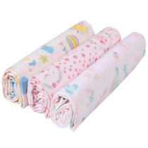 Kit 3 Cueiros Papi Bebê Menino Menina 100% Algodão Macio Kit 3 Cueiros Papi Bebê Menino Menina 100% Algodão Macio