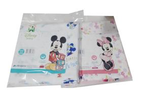 Kit 3 Cueros Estampado Disney Baby Mickey Minnie ( 3845 ) - Minasrey