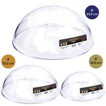 KIT 3 Cúpulas Tampa para Alimentos, Bolos e Tortas, P, M,G KIT 3 Cúpulas Tampa para Alimentos, Bolos e Tortas, P, M,G