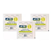 Kit 3 Curativo De Alginato De Cálcio 10cm X 10cm - Missner