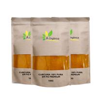 Kit 3 Cúrcuma Pura em Pó Premium 100g Kit 3 Cúrcuma Pura em Pó Premium 100g