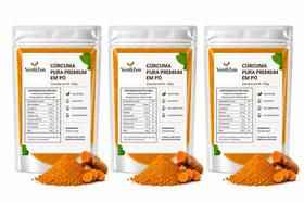 Kit 3 Cúrcuma Pura Premium Em Pó 200g Verdizen Kit 3 Cúrcuma Pura Premium Em Pó 200g Verdizen