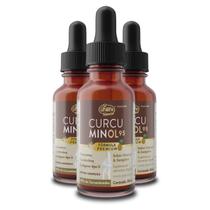 Kit 3 Curcuminol Unilife Abacaxi E Gengibre Em Gotas 30Ml