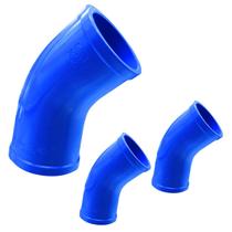 Kit 3 Curva Longa 45º PVC 75mm PN125 BB Soldável - Ideal para Sistemas de Irrigação Kit 3 Curva Longa 45º PVC 75mm PN125 BB Soldável - Ideal para Sistemas de Irrigação