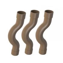 Kit 3 Curvas Pvc Soldável Transposição Água Fria 32mm Kit 3 Curvas Pvc Soldável Transposição Água Fria 32mm