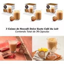 Kit 3 Cx Cápsulas Nescafé Dolce Gusto Café Au Lait Kit 3 Cx Cápsulas Nescafé Dolce Gusto Café Au Lait