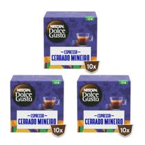Kit 3 Cx Cápsulas Nescafé Dolce Gusto Cerrado Mineiro