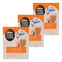 Kit 3 Cx Capsulas Nescafé Dolce Gusto Moça Doce De Leite