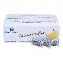 Kit 3 Cxs Bananada Cristalizada Faduni Sabor Abacaxi 1,6 Kg