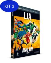 Kit 3 DC COMICS Graphic Novels Edição 9 - LJA Ano Um