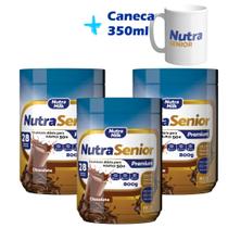 kit 3 de Nutra Senior 50+ 800g linha Premium Zero Lactose e Zero Açúcar + Presente exclusivo Caneca kit 3 de Nutra Senior 50+ 800g linha Premium Zero Lactose e Zero Açúcar + Presente exclusivo Caneca