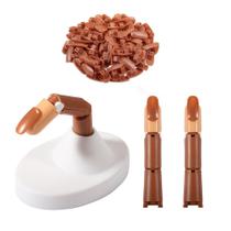 Kit 3 dedos de treino articulado decoração alongamento unhas