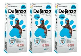 Kit 3 Defenza Antipulgas Carrapatos Cães de 20kg A 40kg Kit 3 Defenza Antipulgas Carrapatos Cães de 20kg A 40kg