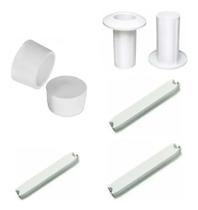 Kit 3 Degrau Escada Piscina Mais Encosto E Chumbador