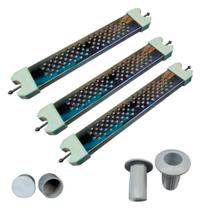 Kit 3 Degraus Inox Pont Abs Completo Para Escada De Piscina Kit 3 Degraus Inox Pont Abs Completo Para Escada De Piscina