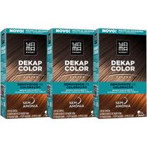 Kit 3 DekapColor Yama Removedor De Coloração Capilar Cabelo Profissional Sem Amonia 300ml Kit 3 DekapColor Yama Removedor De Coloração Capilar Cabelo Profissional Sem Amonia 300ml