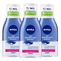 Kit 3 Demaquilantes Bifásico Nívea 125ml Kit 3 Demaquilantes Bifásico Nívea 125ml