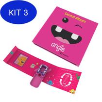 Kit 3 Dental Album Premium - Rosa Angie