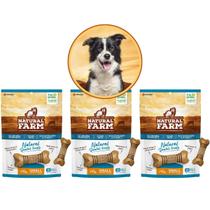 Kit 3 Dental Treats Pequeno 30 Unidades Petisco Natural para Cachorros Natural Farm Kit 3 Dental Treats Pequeno 30 Unidades Petisco Natural para Cachorros Natural Farm