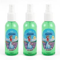 Kit 3 Deo-Colonia Alfazema Halley Original Com Pump 120 ml