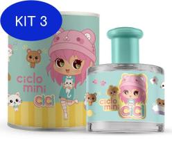 Kit 3 Deo Colônia Cici Zoe - Perfume Infantil
